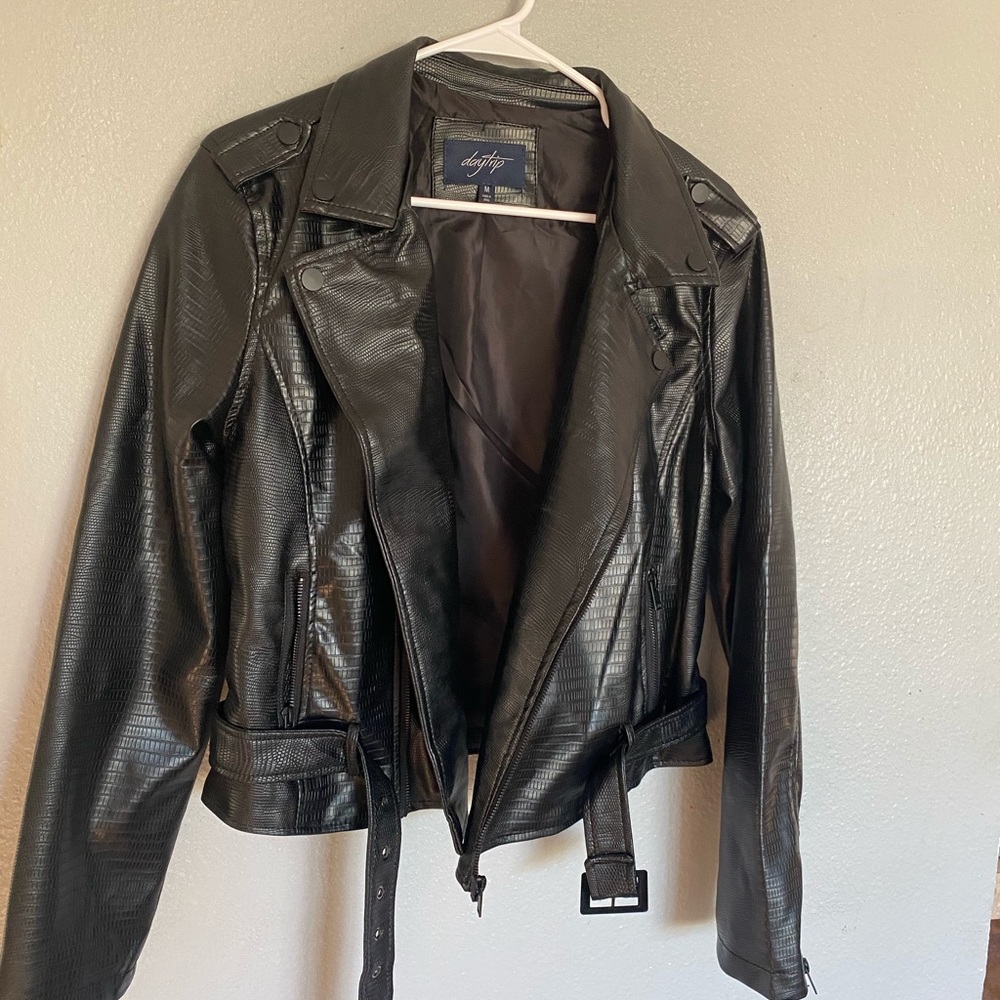 Day trip leather jacket